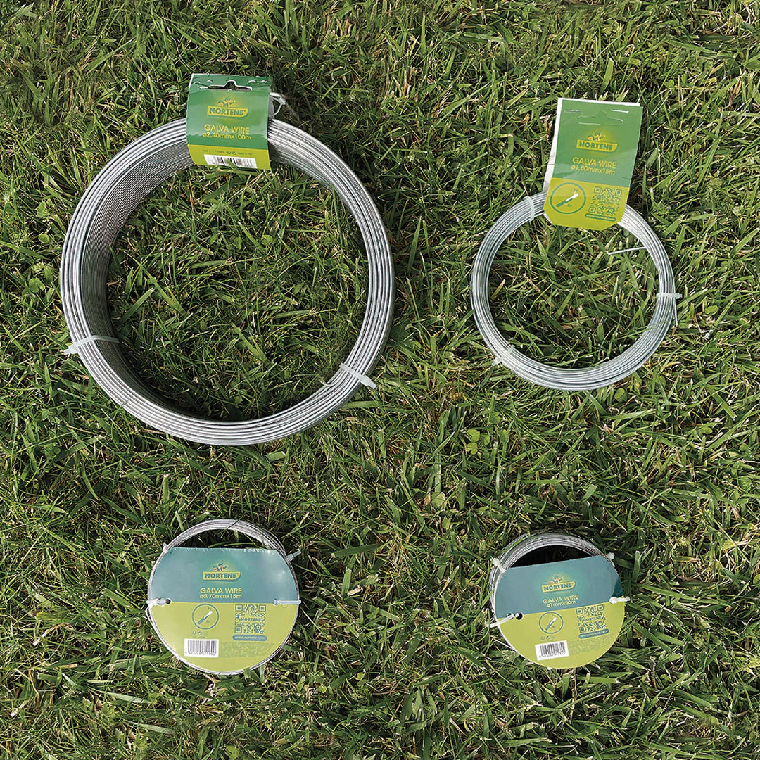 Alambre Galvanizado Galva Wire 1.3mm X 50m Nortene - Image 2