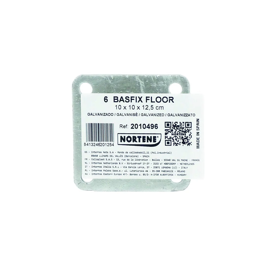 Anclaje Suelo Para Celosia Basfix Floor 10x10x12.5 Cm Nortene - Image 2