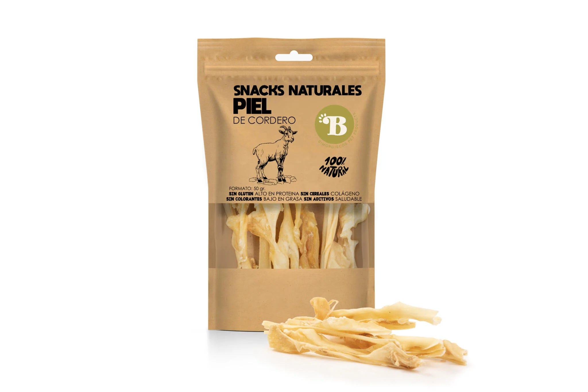 Bimordiscos Cara De Cordeiro Para Cães · 50g