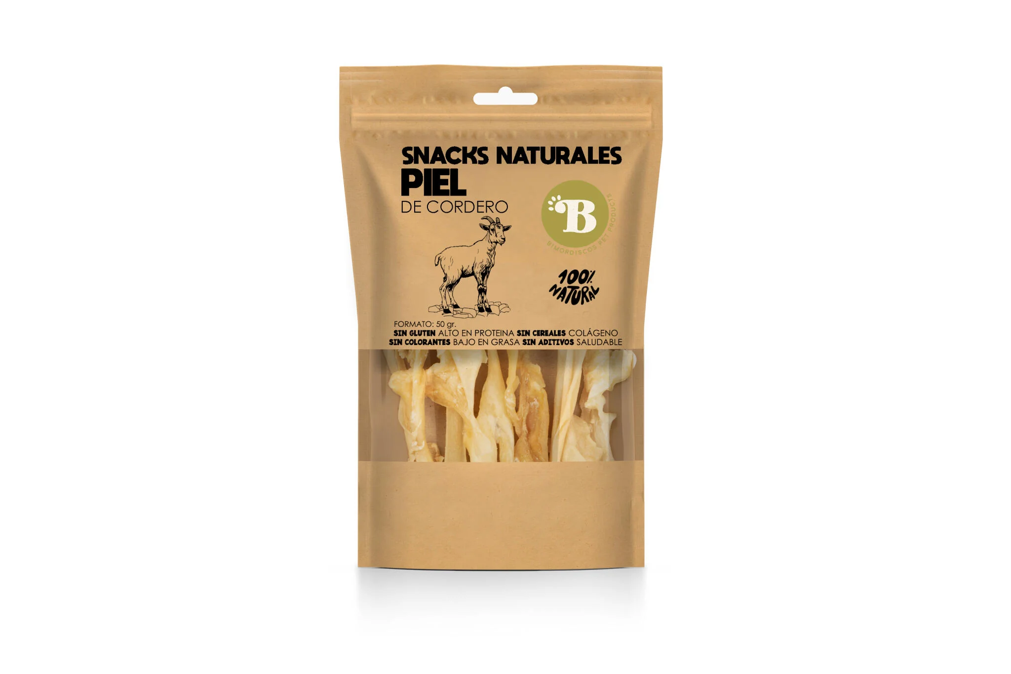Bimordiscos Cara De Cordeiro Para Cães · 50g - Image 3