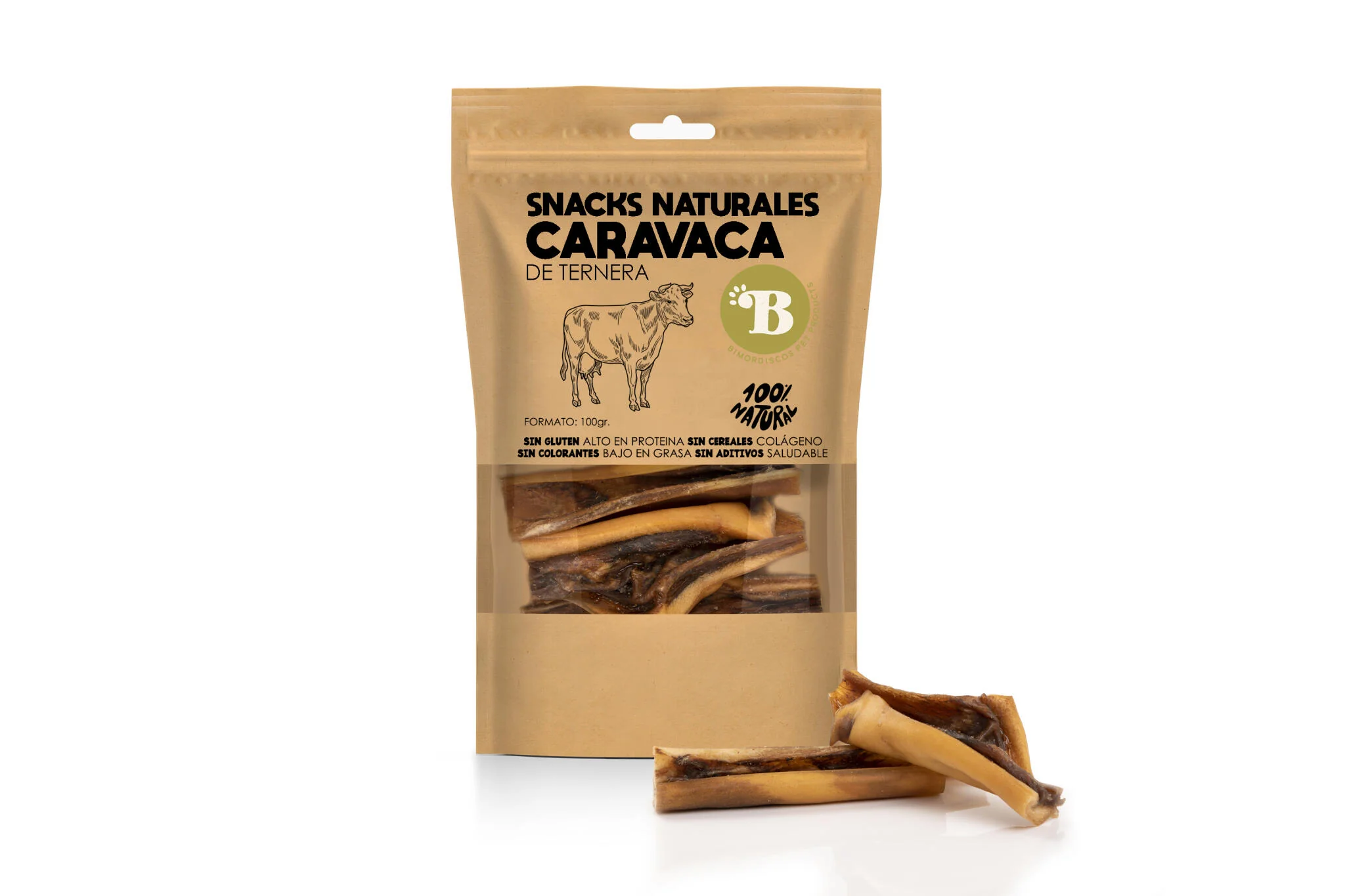 Bimordiscos Carabovino Para Cães · 100g