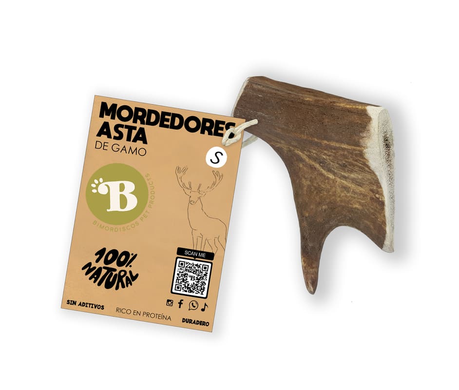 Bimordiscos Chifre De Gamo Para Cães Pack 2 X M