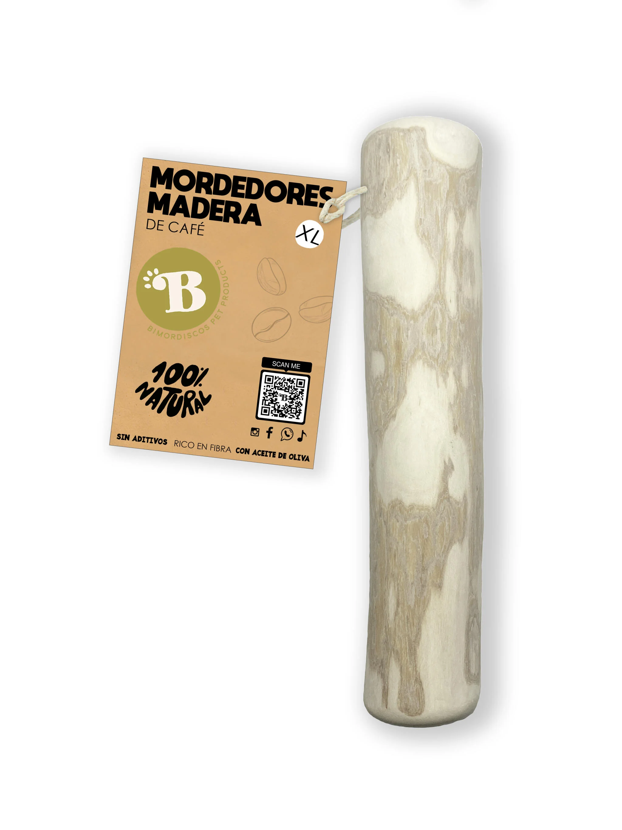 Bimordiscos Madeira De Café Para Cães Xxl