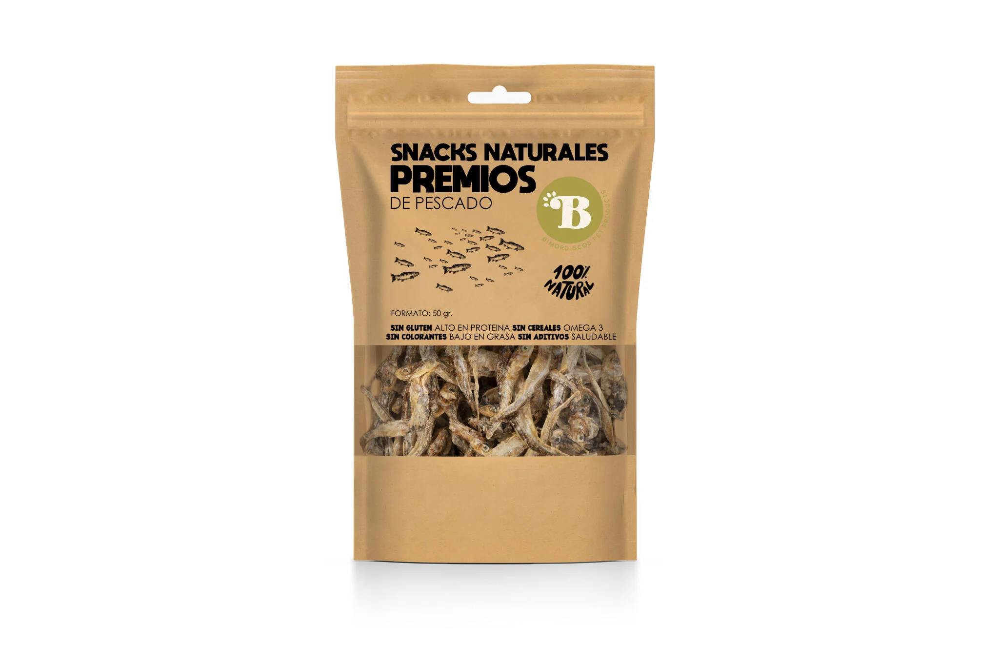Bimordiscos Peixes Desidratados Para Cães E Gatos · 50g - Image 3