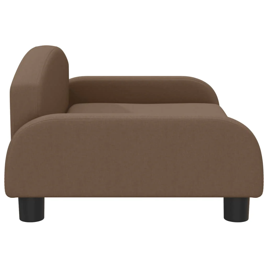 Cama Para Cachorro Em Tecido Marrom 70x45x30 Cm / Vetonek - Image 5