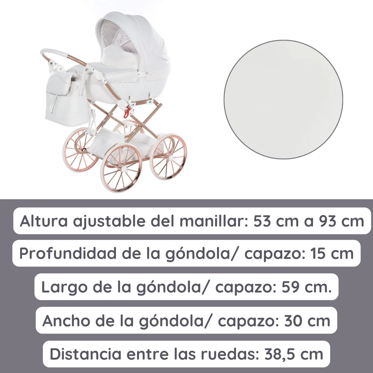 Carro De Muñecas Dolce Classic_white-cooper - Image 4