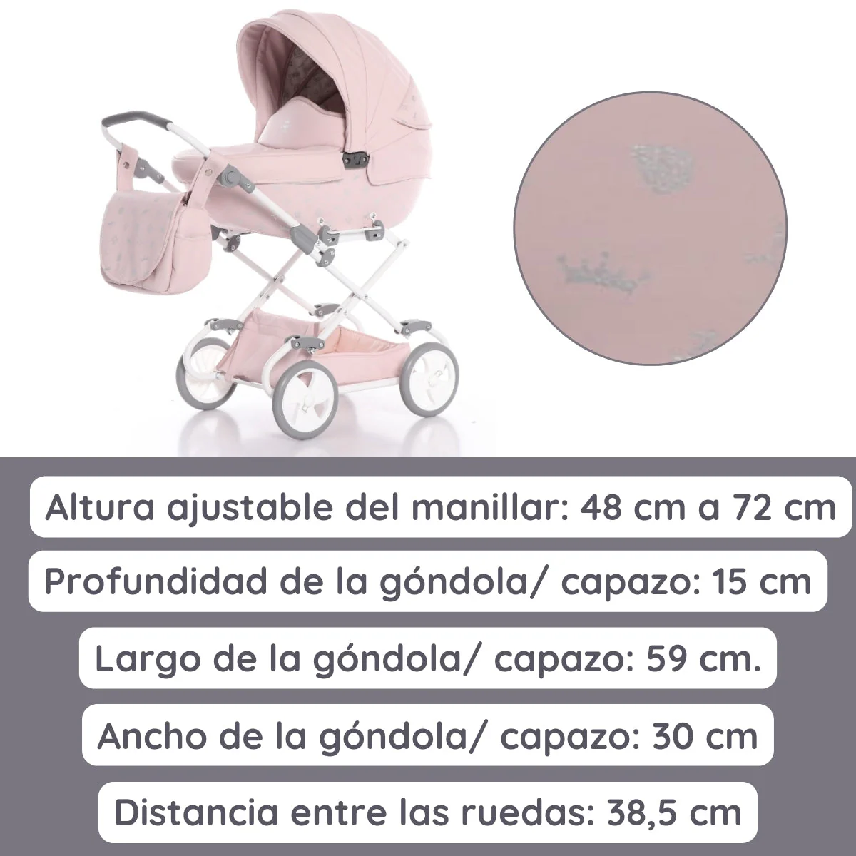 Carrinho de bonecas Imperial_pink - Image 6
