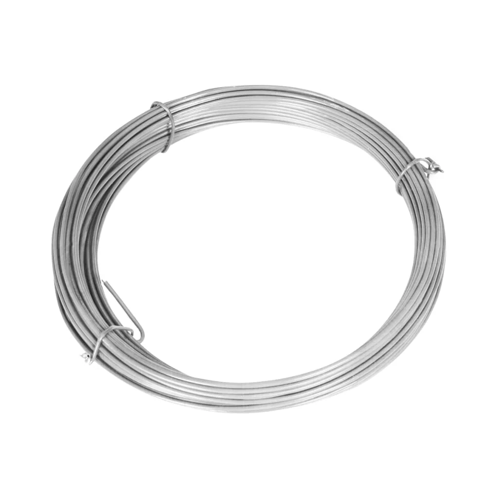 Cerca Metálica Da Tela E Postes De Aço Galvanizados Prata 15x1 M/vetonek - Image 2