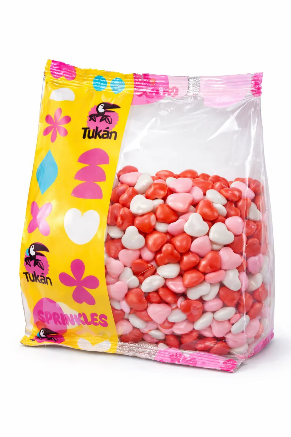 Confetis Em Forma De Corações (vermelho, Branco E Rosa) (450g)
