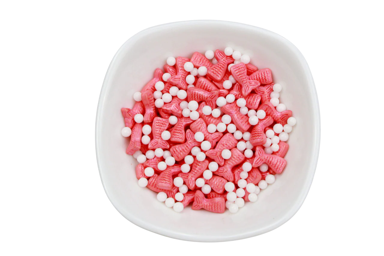 Confetis Em Formato De Caudas De Sereia E Pérolas (450g) - Image 2