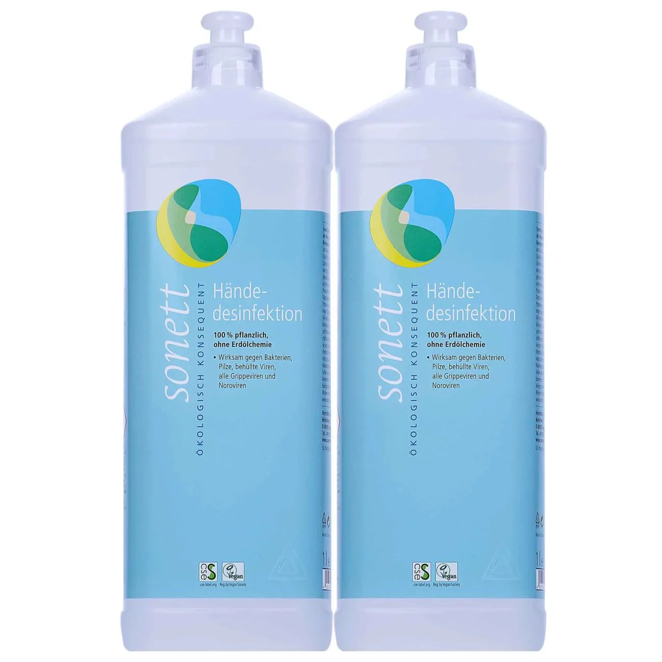 Desinfectante De Manos 2 X 1 Litro, Desinfección De Manos, Gel Hidroalcohólico