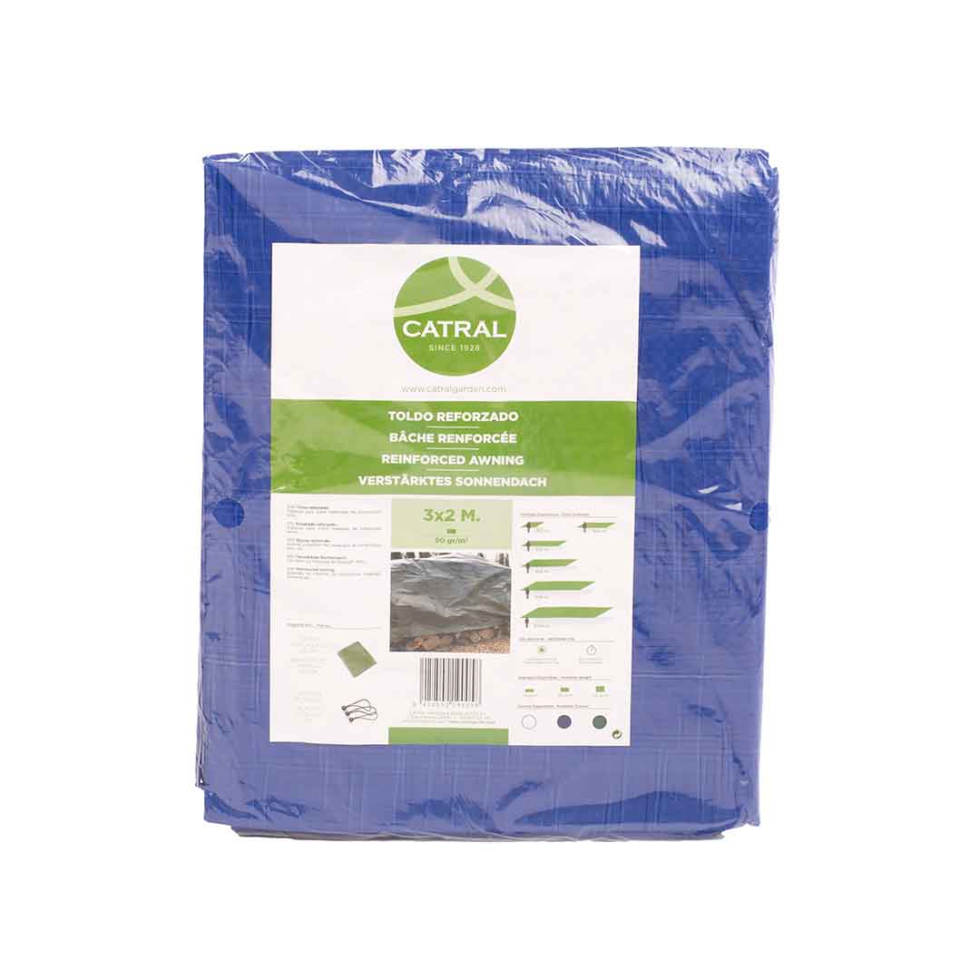 Dossel Reforçado Azul - Proteção E Durabilidade 3x5 M / Multicolor