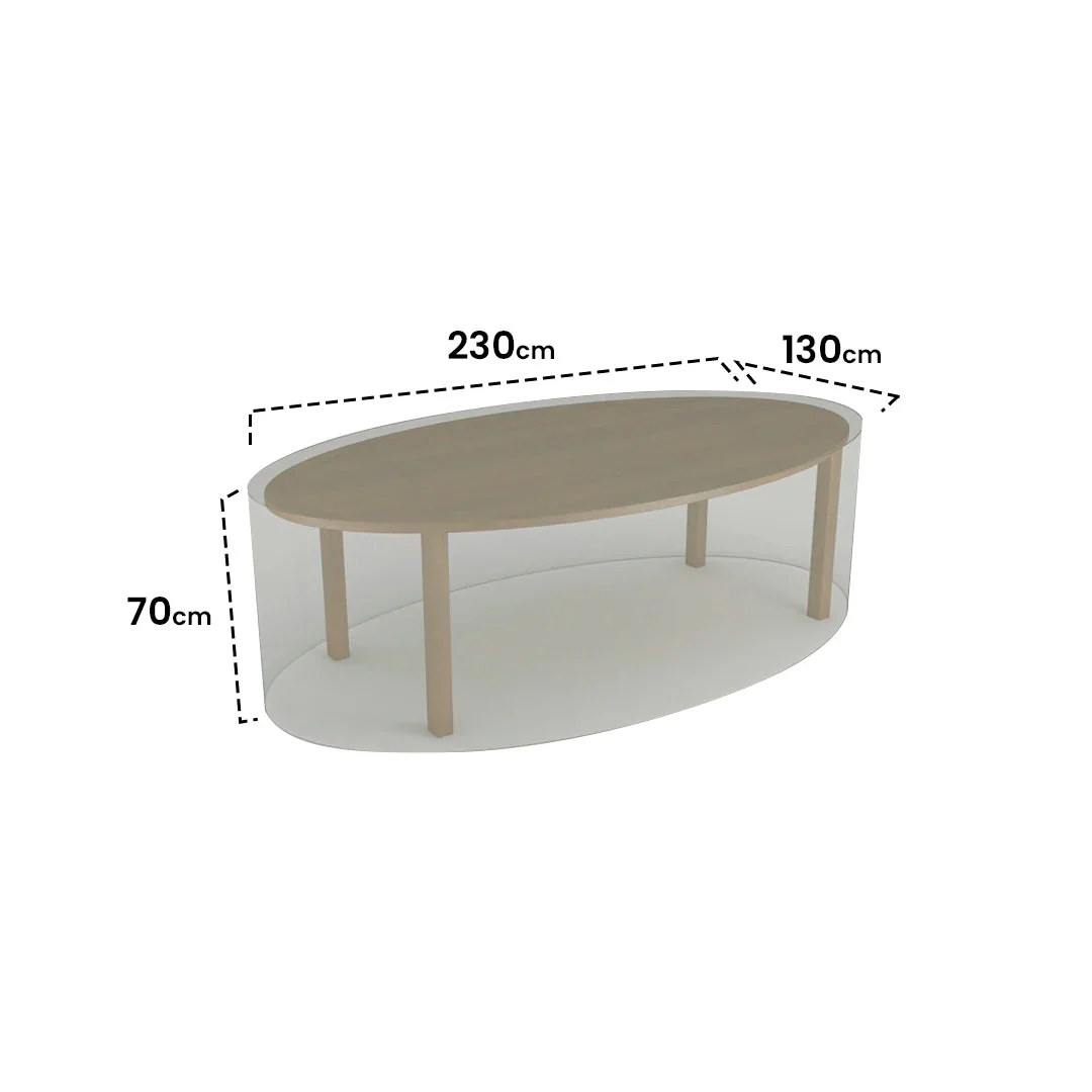 Funda Protectora Mesa Ovalada 230x130x70 Cm Nortene - Image 2