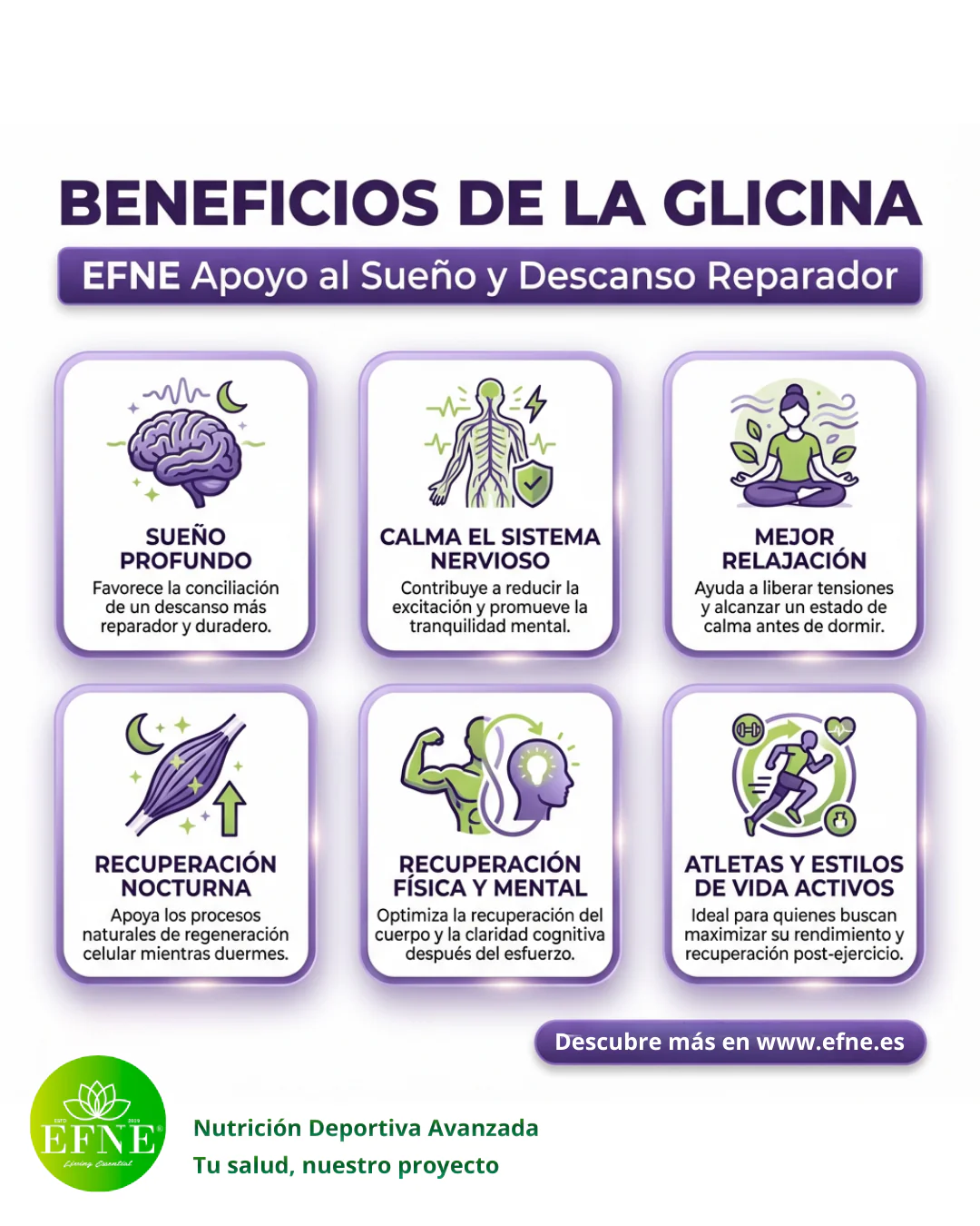Glicina 100% Pura Efne 1 Kg | 333 Tomas | Aminoácido - Image 2