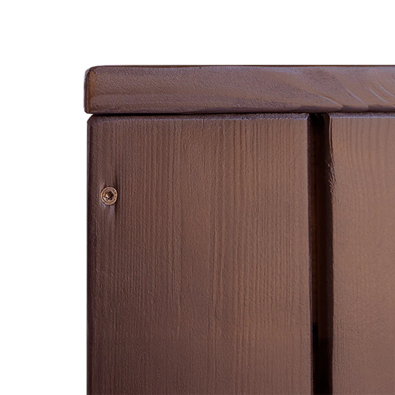 Jardinera Alta De Madera Autoportante 100 X 34,5 X 80 Cm Trendy Brown Hortalia - Image 3