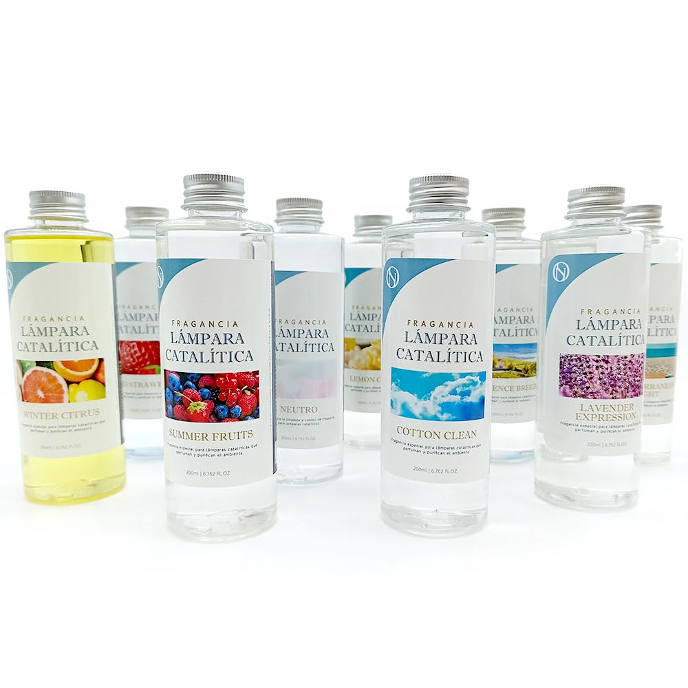 Lâmpada Catalítica Azul Acinzentado Mate + Aroma Cotton Clean 500ml - Elimina Odores, Impurezas E Perfuma - Image 5