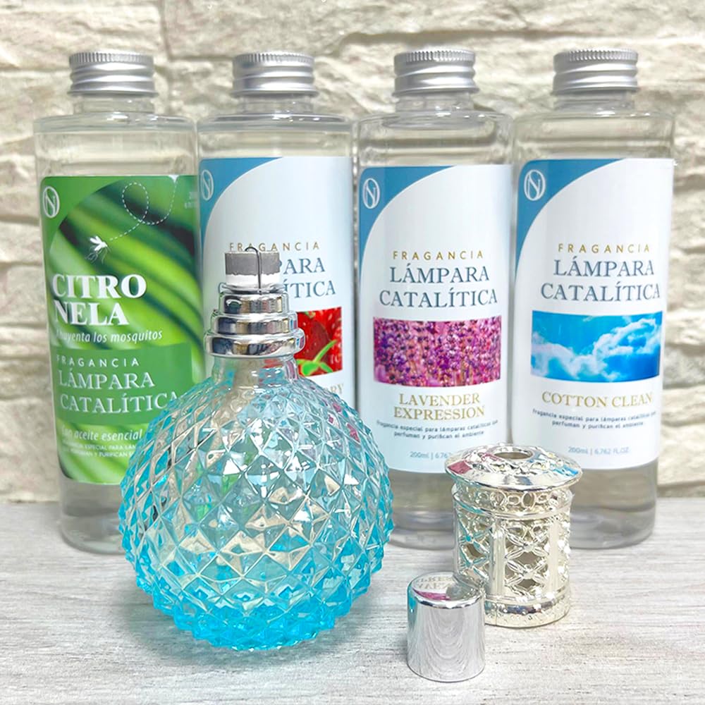 Lâmpada Catalítica Blue Diamonds + Aroma Peach Velvet 200ml - Elimina Os Maus Odores, Impurezas E Perfuma - Image 6