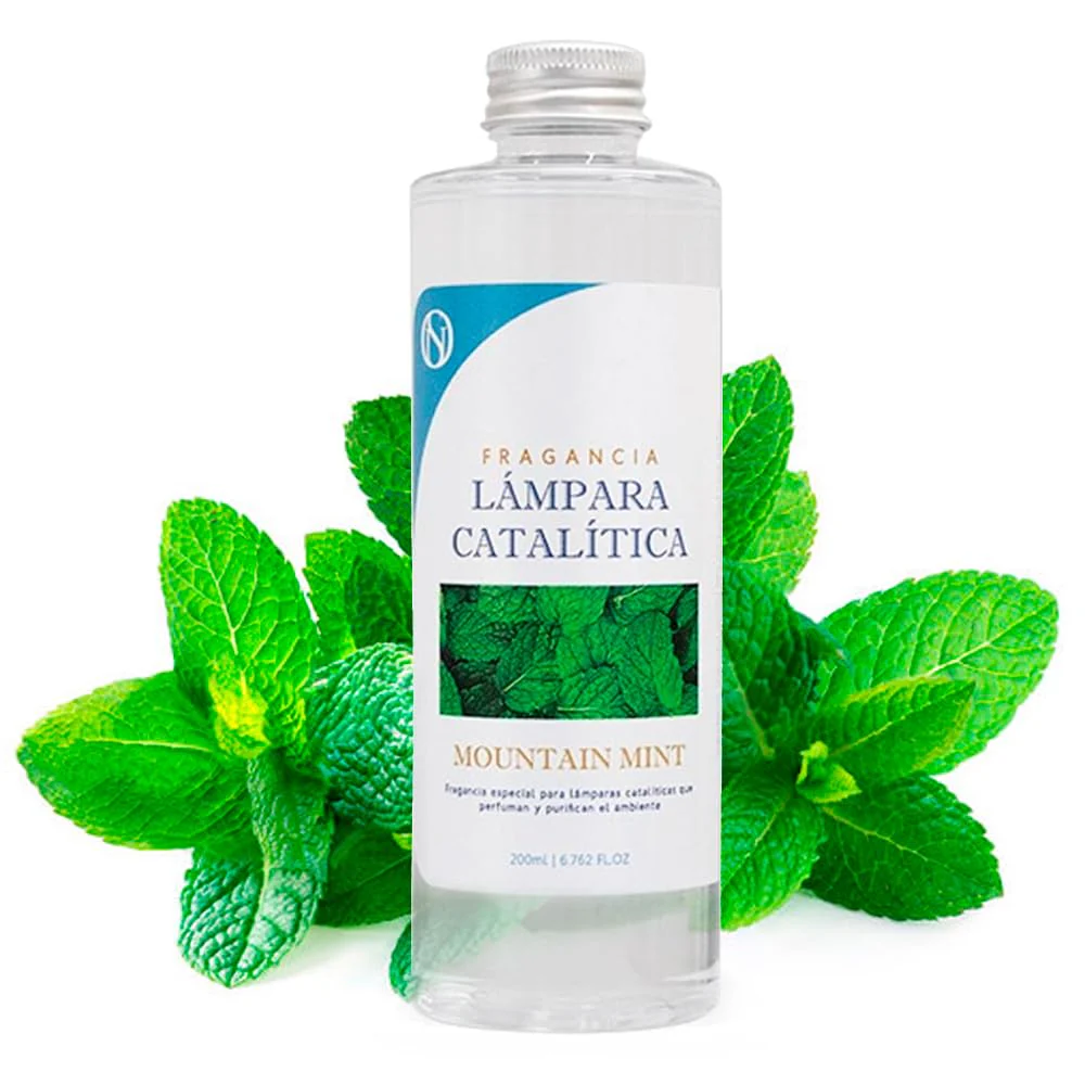 Lâmpada Catalítica Mosaico Preto + Aroma Mountain Mint 200ml - Elimina Os Maus Odores, Impurezas Y Perfuma - Image 3