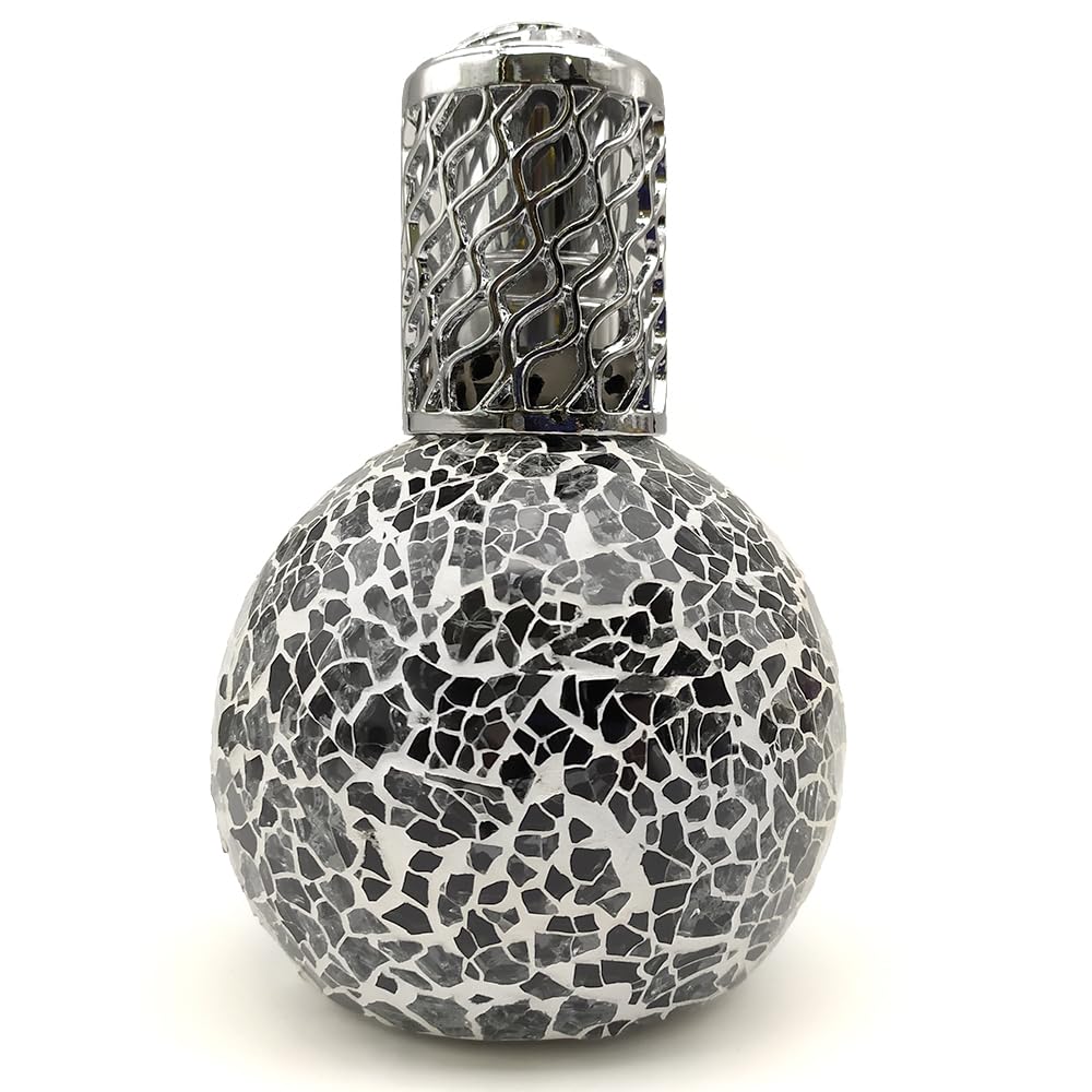 Lâmpada Catalítica Mosaico Preto + Aroma Mountain Mint 500ml - Elimina Os Maus Odores, Impurezas E Perfuma - Image 2