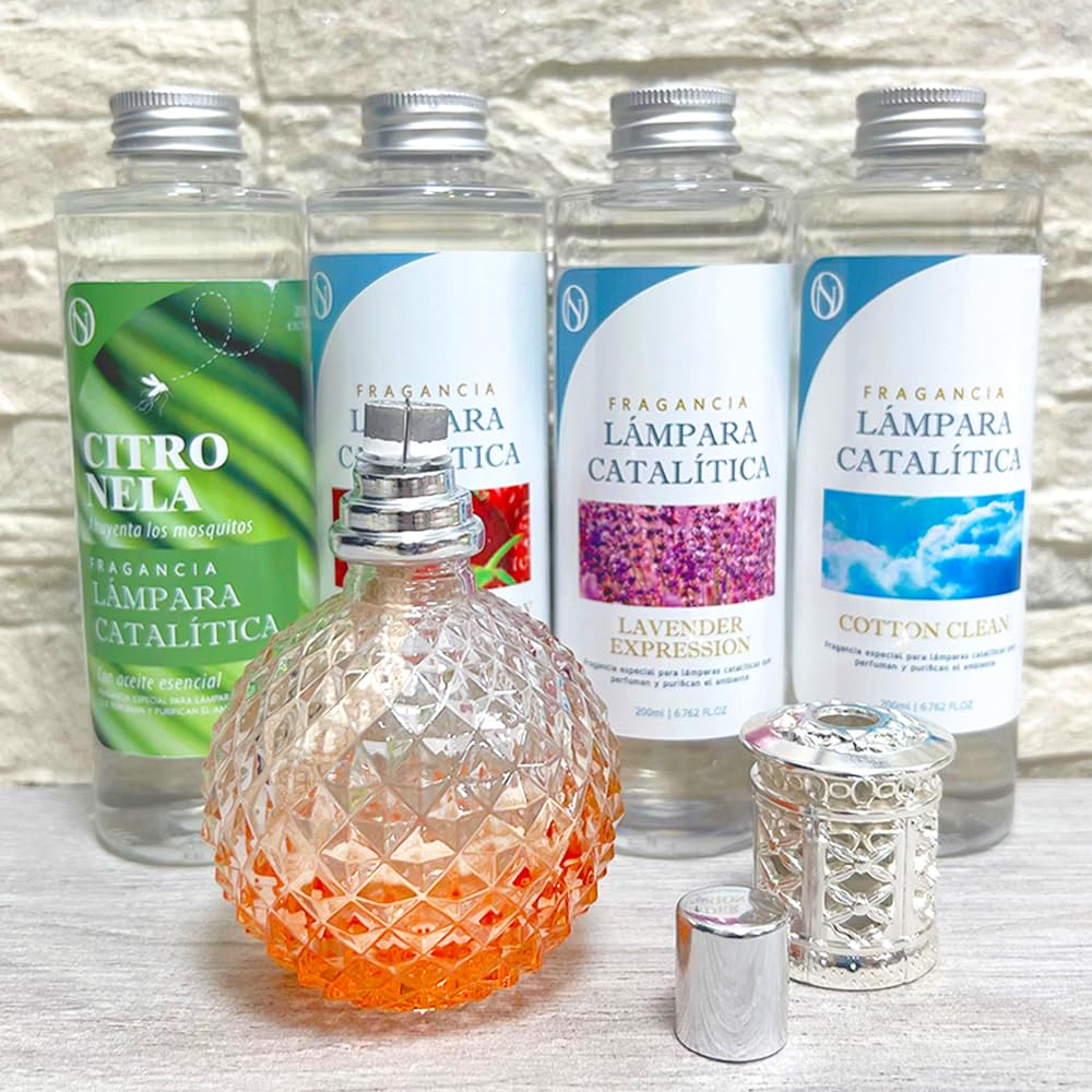 Lâmpada Catalítica Orange Diamonds + Aroma Cotton Clean 200 Ml - Elimina Os Maus Odores, Impurezas E Perfuma - Image 6