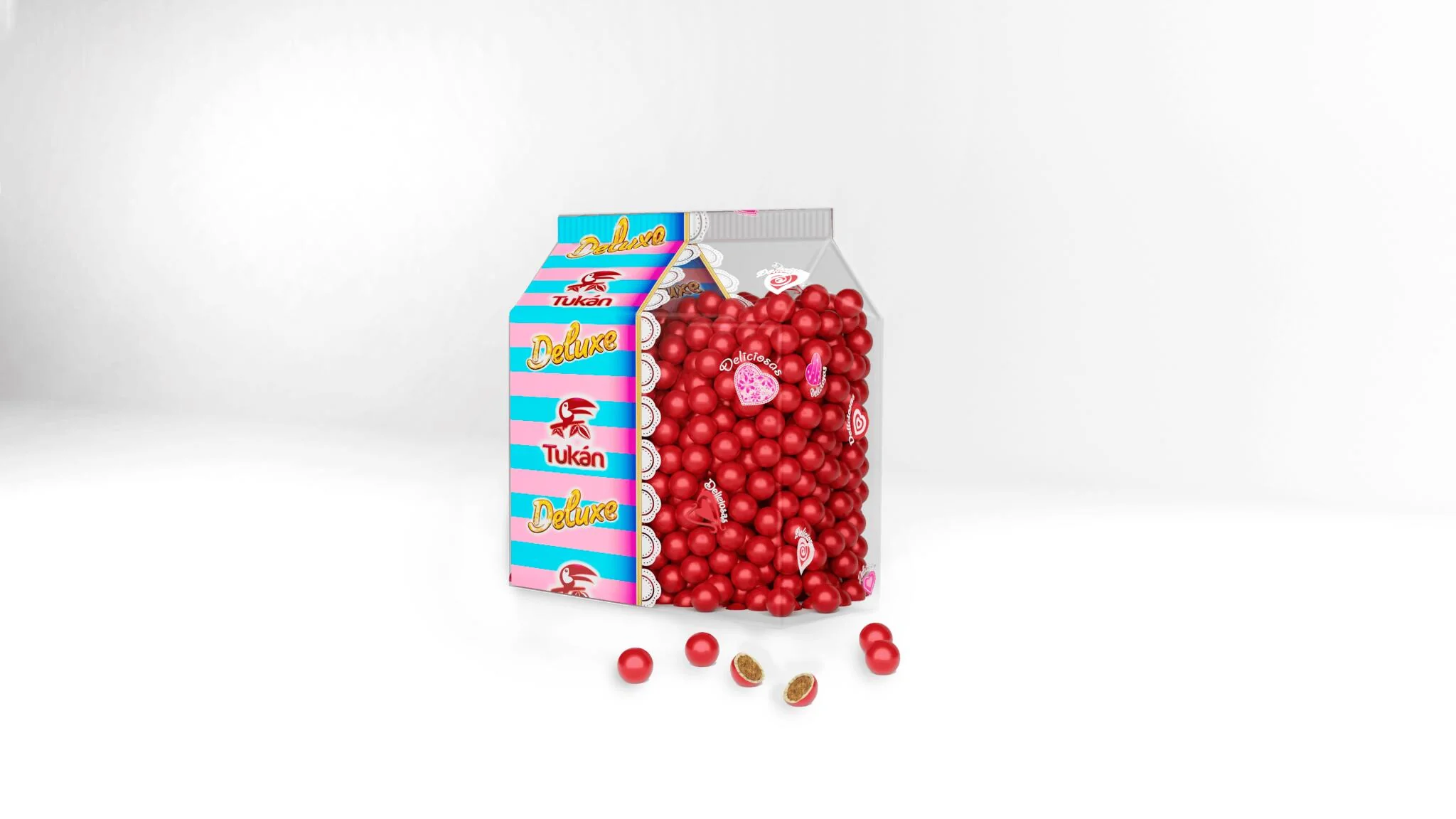 Mini Chococranch Deluxe Vermelho 450g.