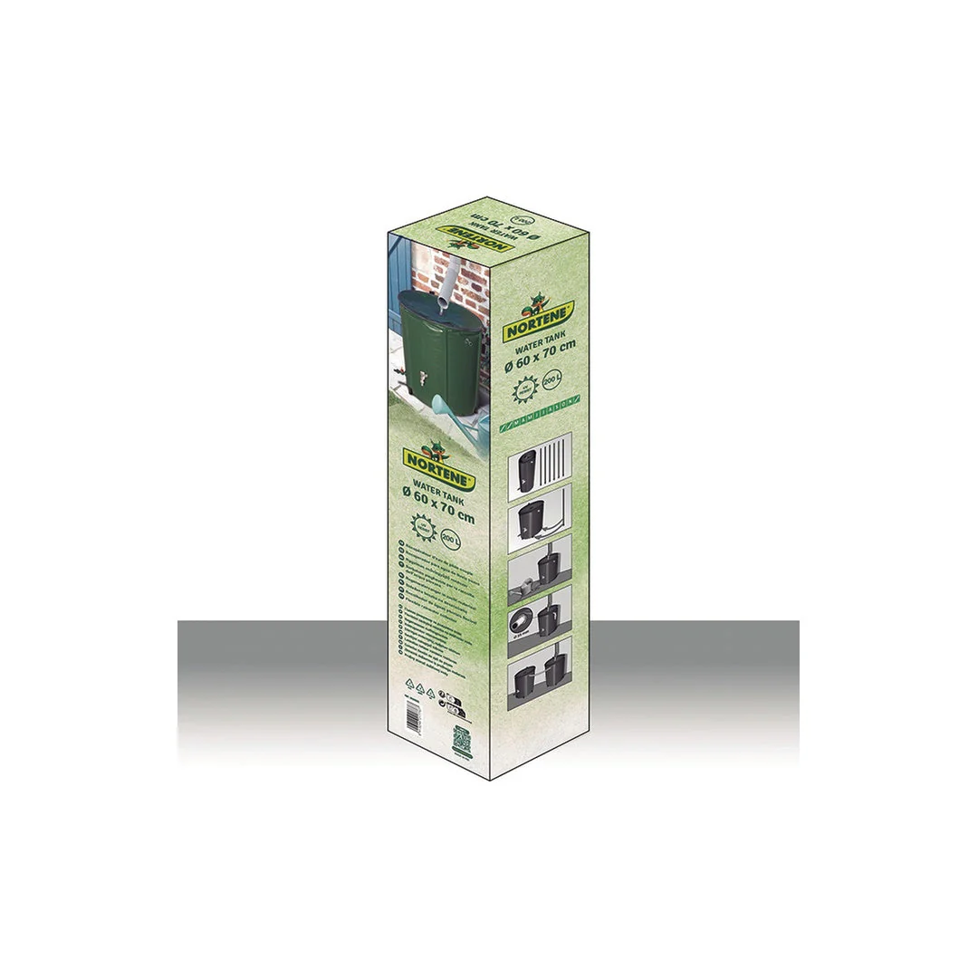 Nort Water Tank 200 L 60x70 Cm Verde Nortene