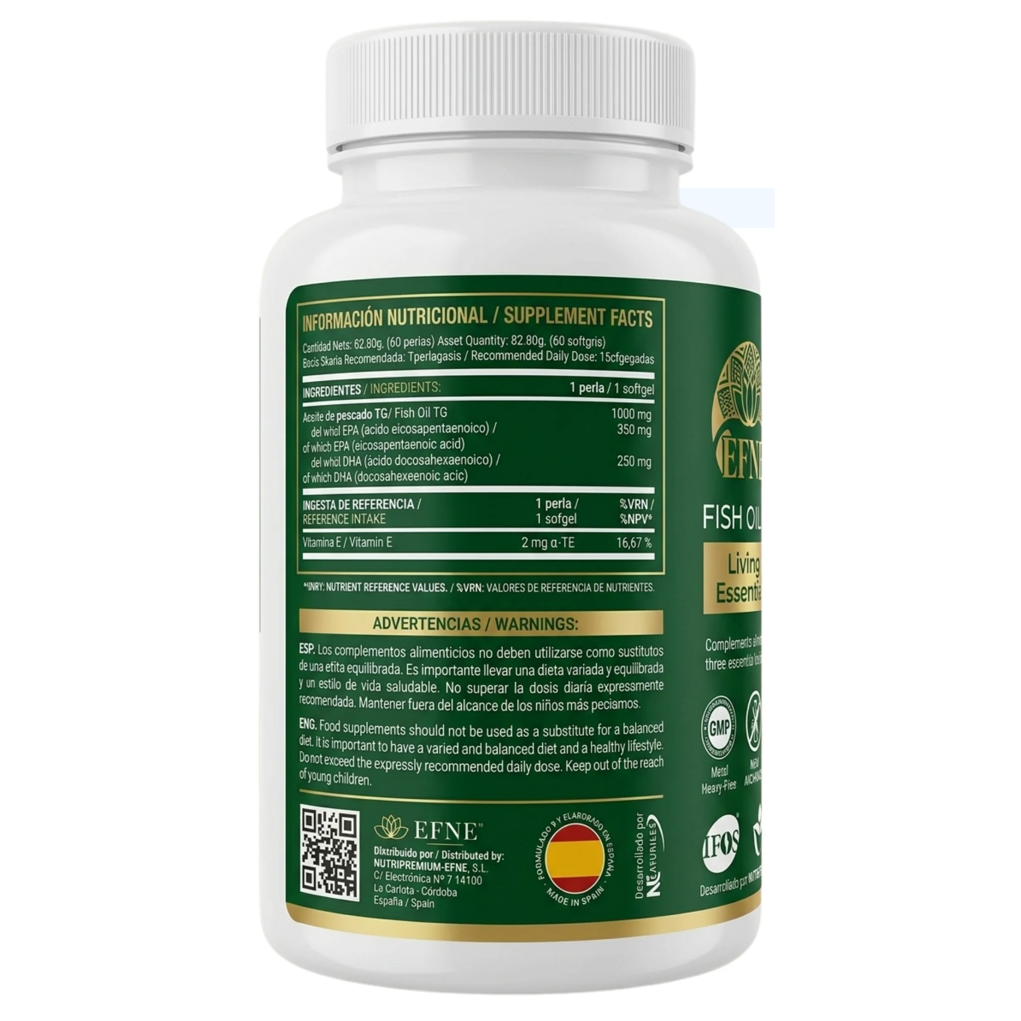 Omega-3 1000mg Efne (alta Concentración Epa/dha) · Certificado Ifos™ 5 Estrellas - Image 5
