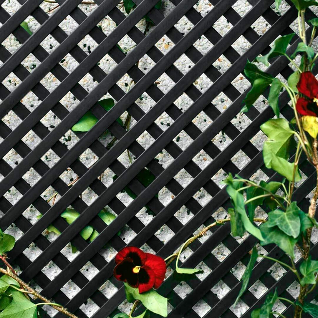Pack Instalación Celosía Pvc 18 Mm + 3 Perfiles Antracita 1x2 M - Image 6