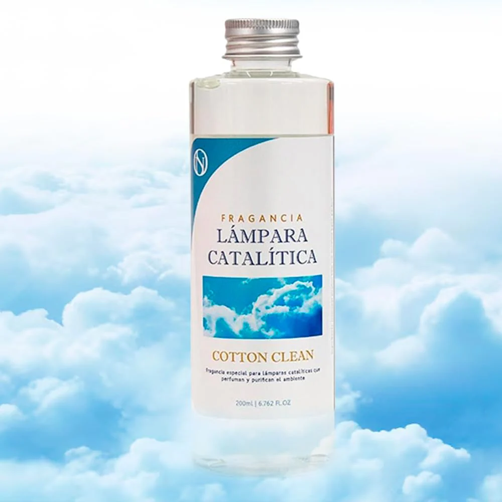 Pack Lâmpada Catalítica Orange Waves + Fragrância Cotton Clean 500ml +neutro 200ml + Pavio Substituição - Image 3