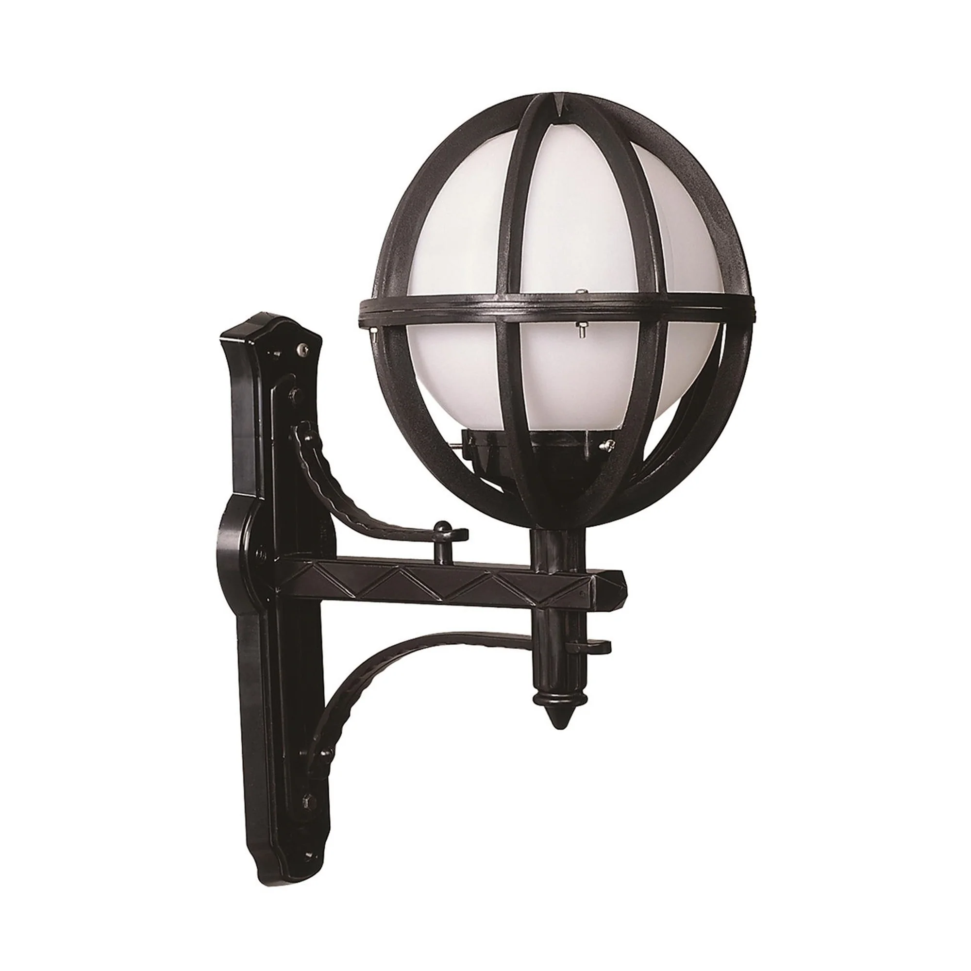 Parede Aplique Balão Em Ângulo Externo, Abdominais, Preto, 35x23x50, Tampa 27 Max 60 W