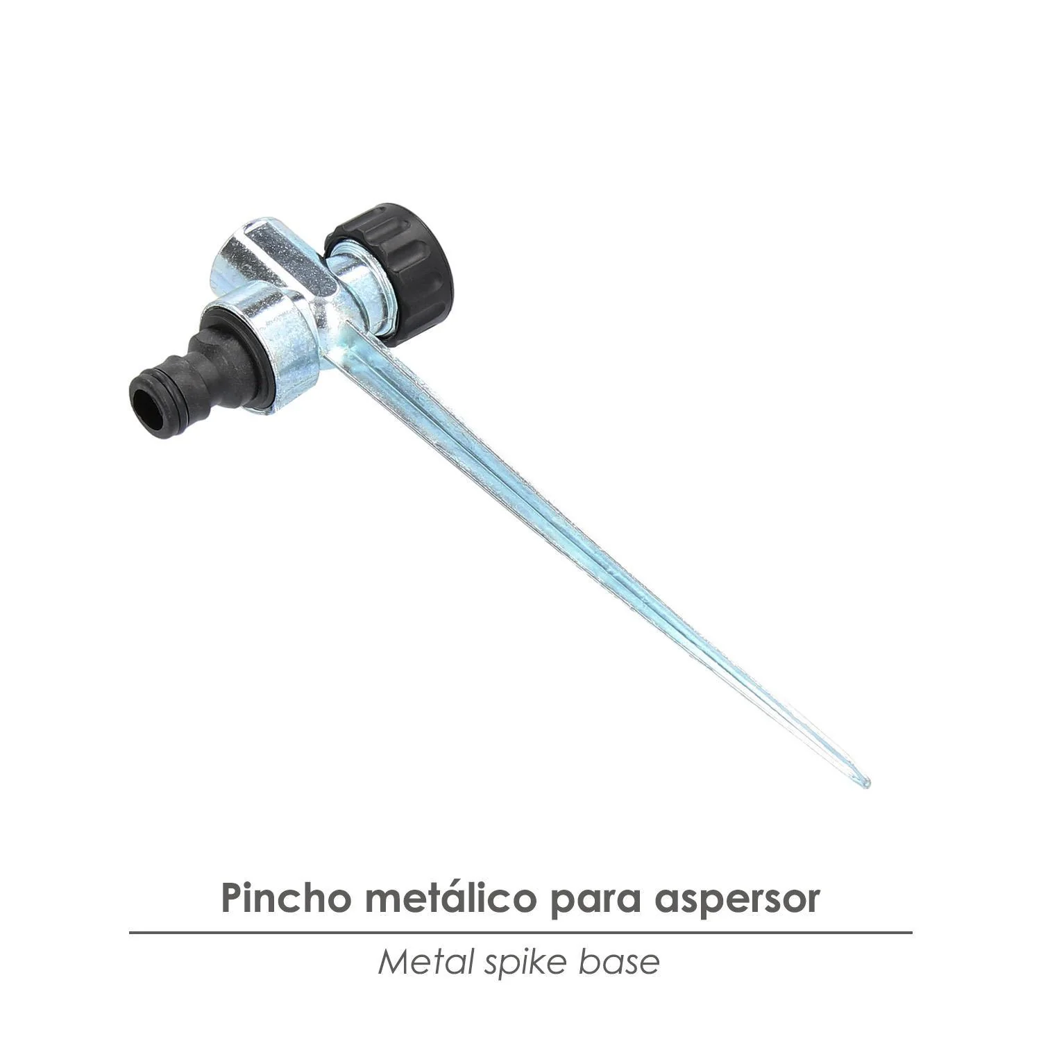 Pincho Para Aspersor Metalico Saturnia Con Racord Manguera - Image 3