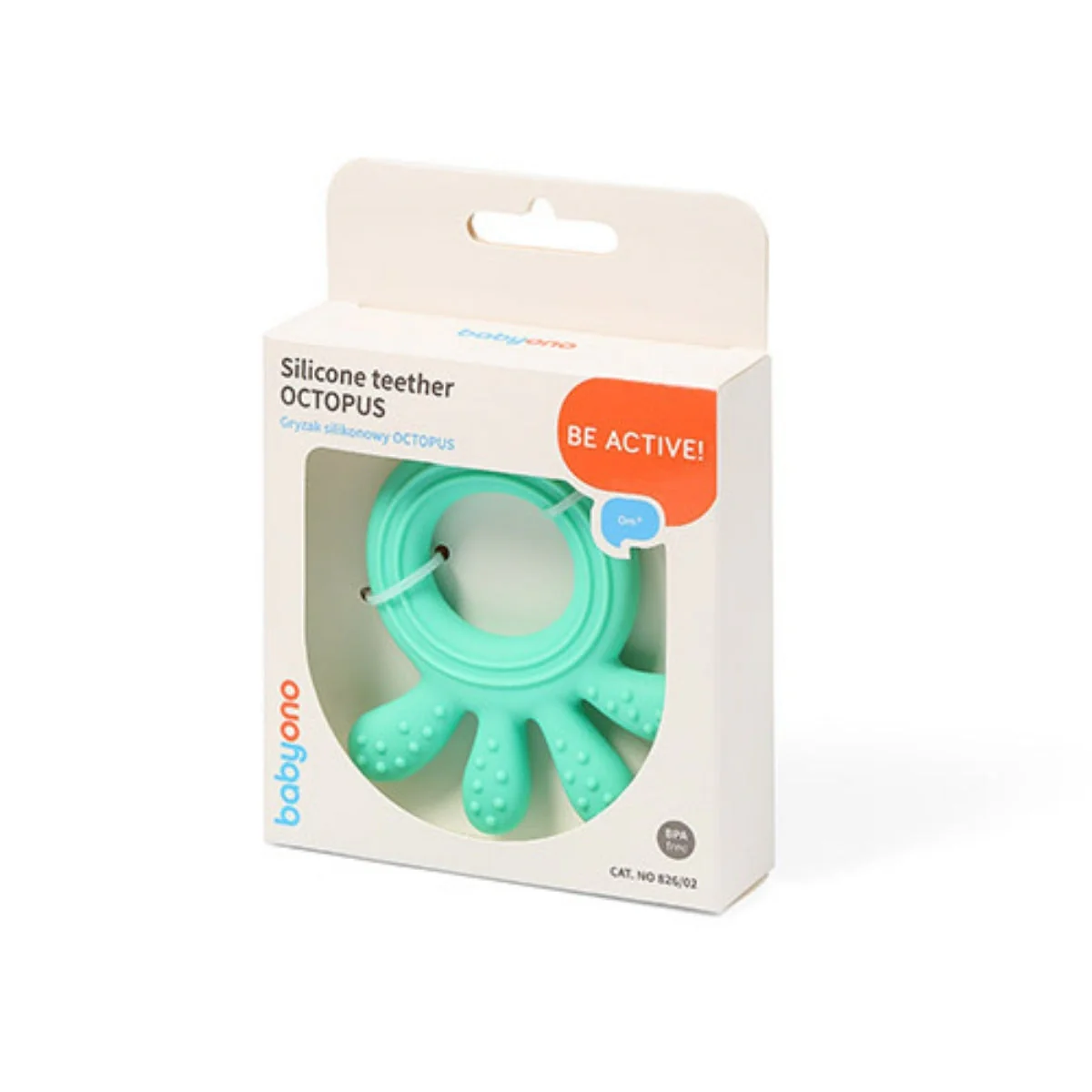 Mordedor de Silicone Pulpito Texturas Menta - Image 3