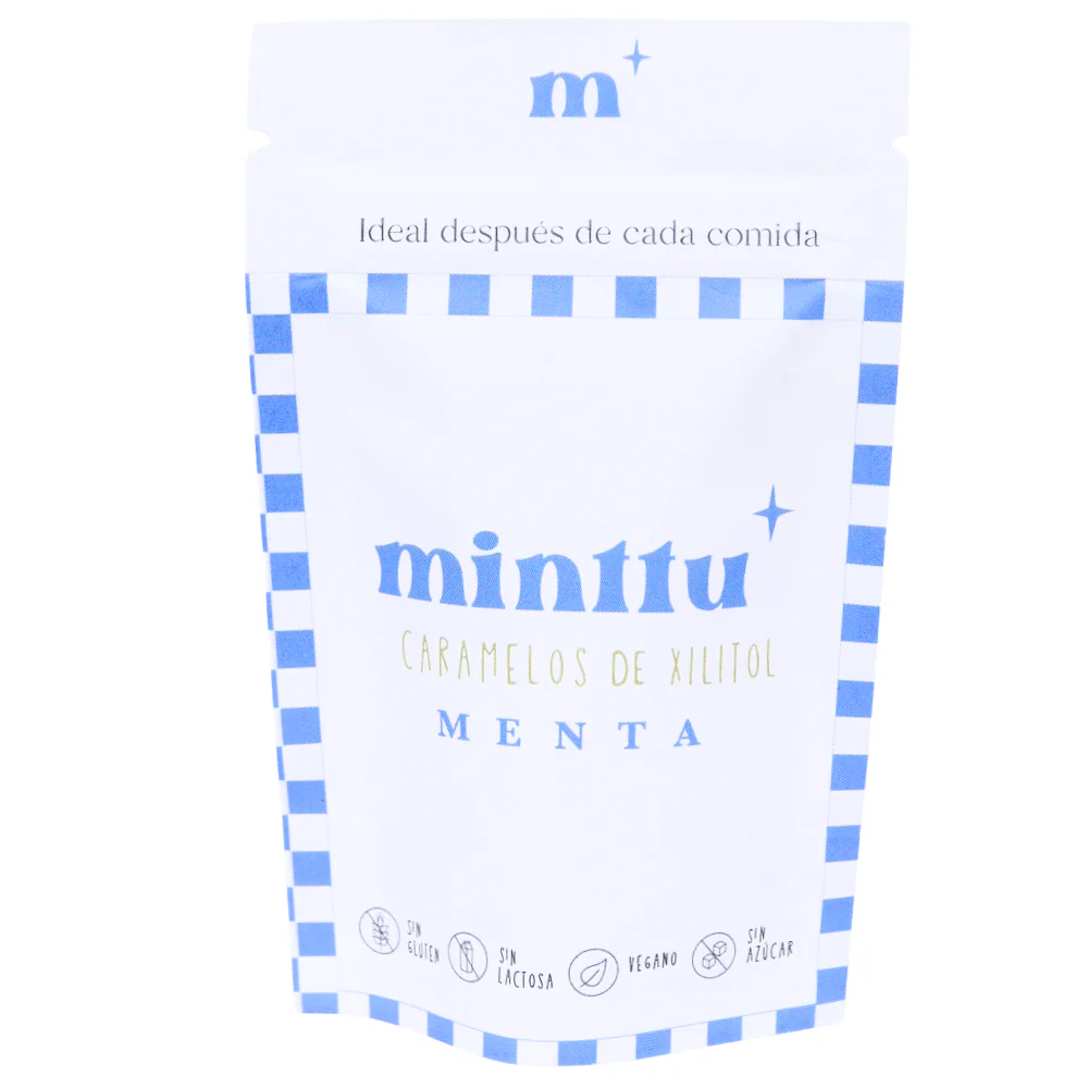 Rebuçados 100% De Xilitol Menta 30g