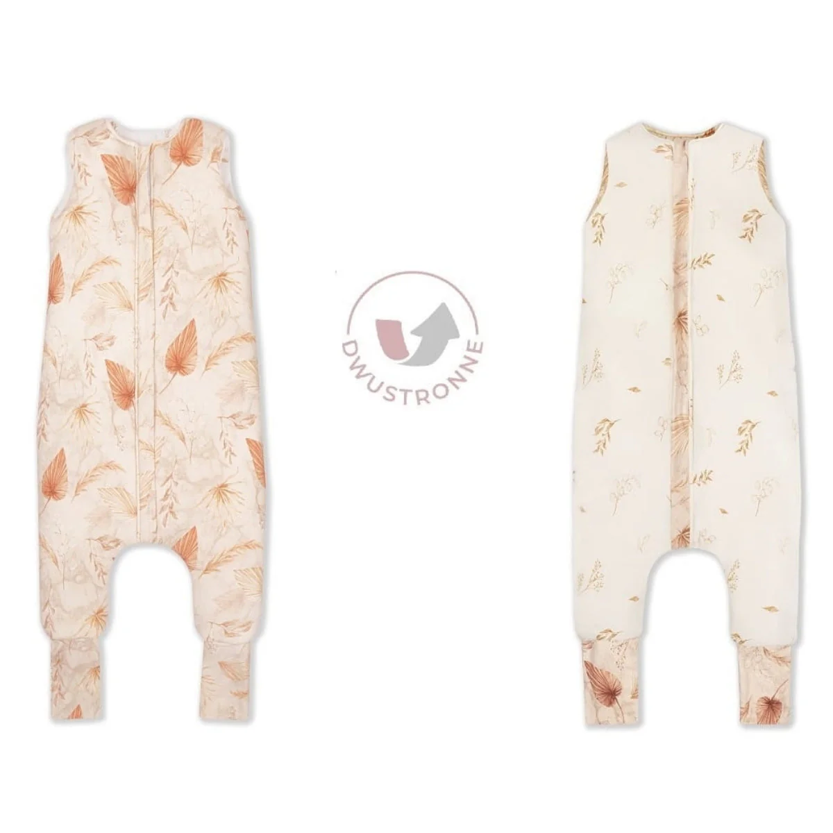 Saco De Dormir Con Pies Reversible T-s Jersey Algodón Bohemian Sand-bohemian Botanic
