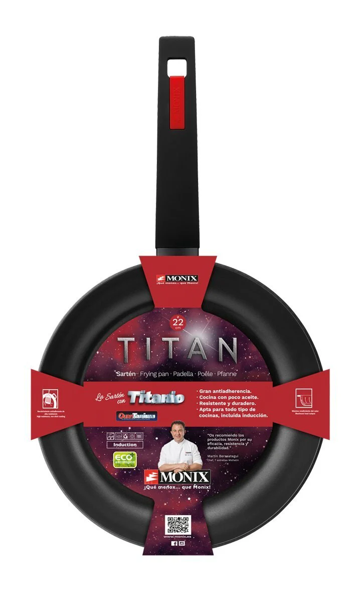 Sartén Monix Titan De Aluminio Forjado - 20 Cm - Image 3