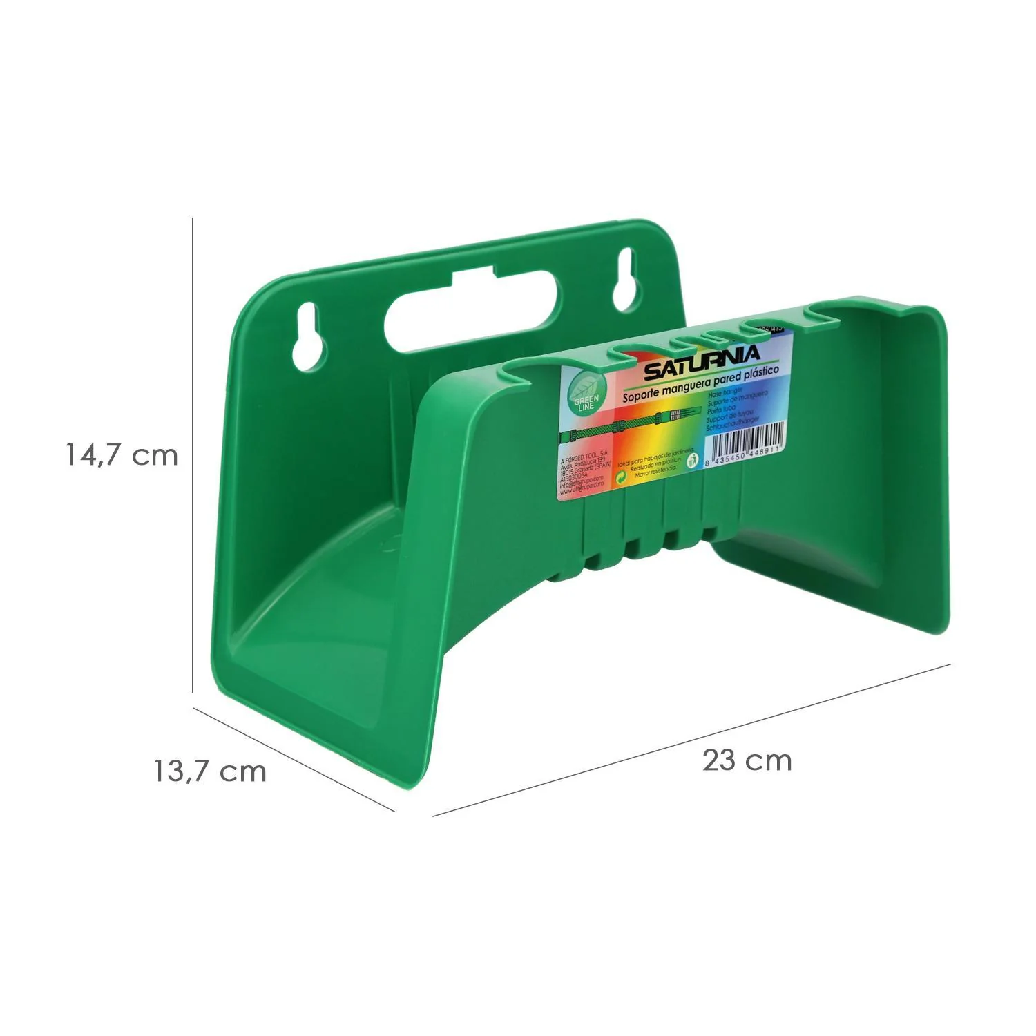 Soporte Para Mangueras De Jardín. Fijación A La Pared. Realizado En Plastico - Image 2