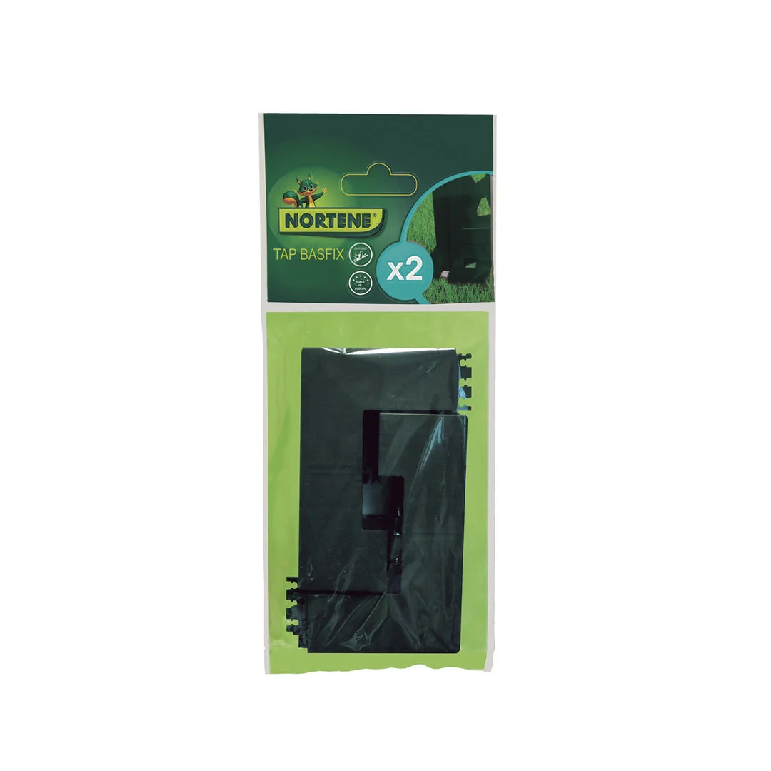 Tapa Embellecedora Para Anclaje Basfix 2x12.5x12.5 Cm Verde Nortene