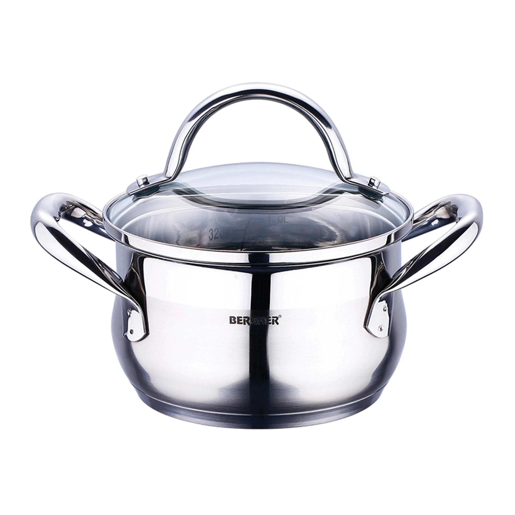 Bergner - Cacerola 20x11.5cm 3.3l C/t Gourmet Acer.inox