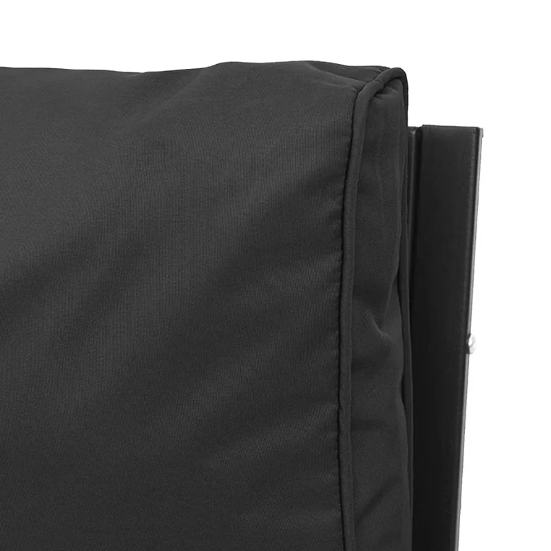 Vidaxl Cadeiras de Jardim 2 Unidades Aço Com Almofadas Cinzento 62x75x79 Cm - Image 6