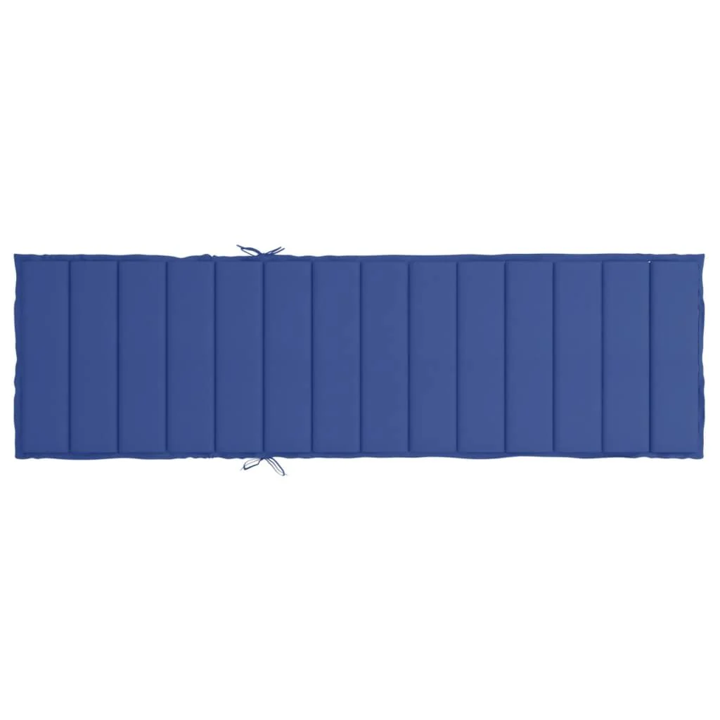 Vidaxl Almofada de espreguiçadeira Oxford Blue 200x60x3 Cm - Image 5