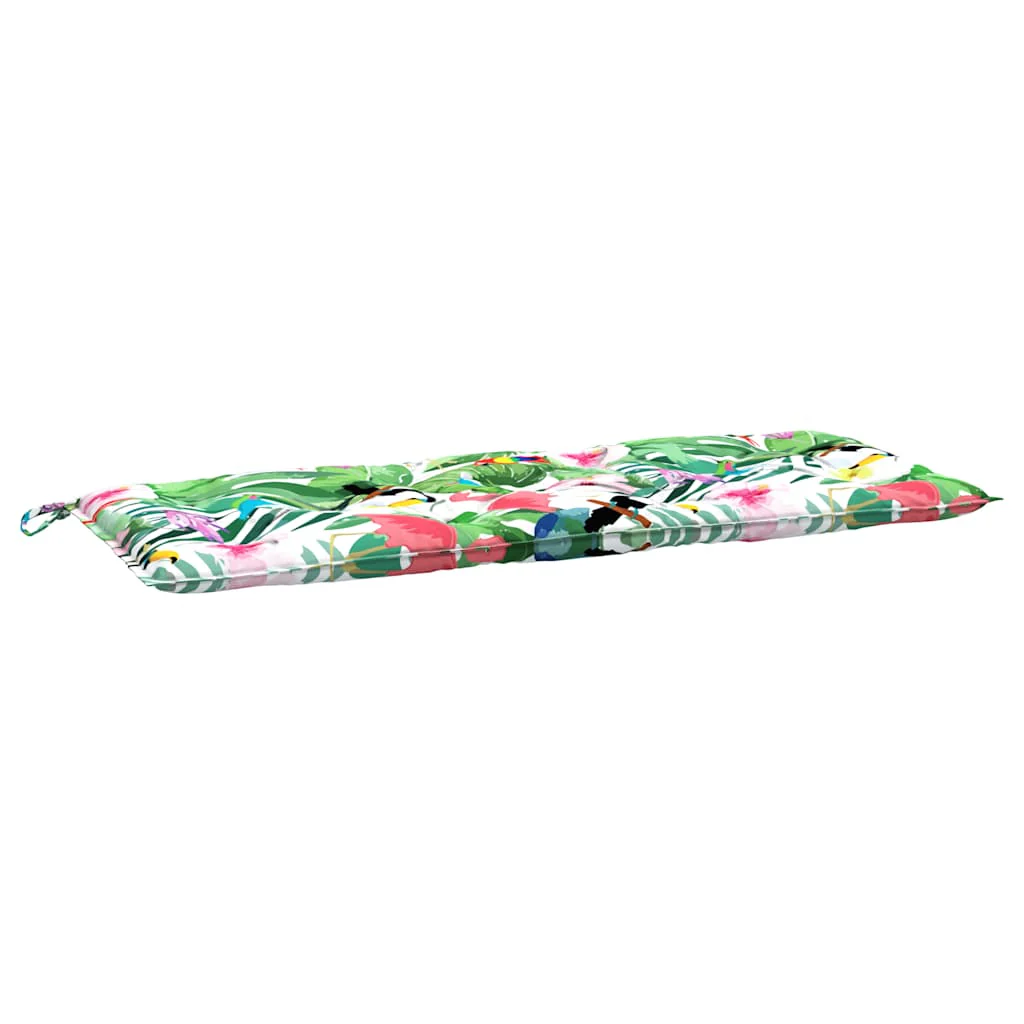 Vidaxl Almofadas para banco de jardim 2 peças em tecido multicolorido 120x50x7 Cm - Image 5