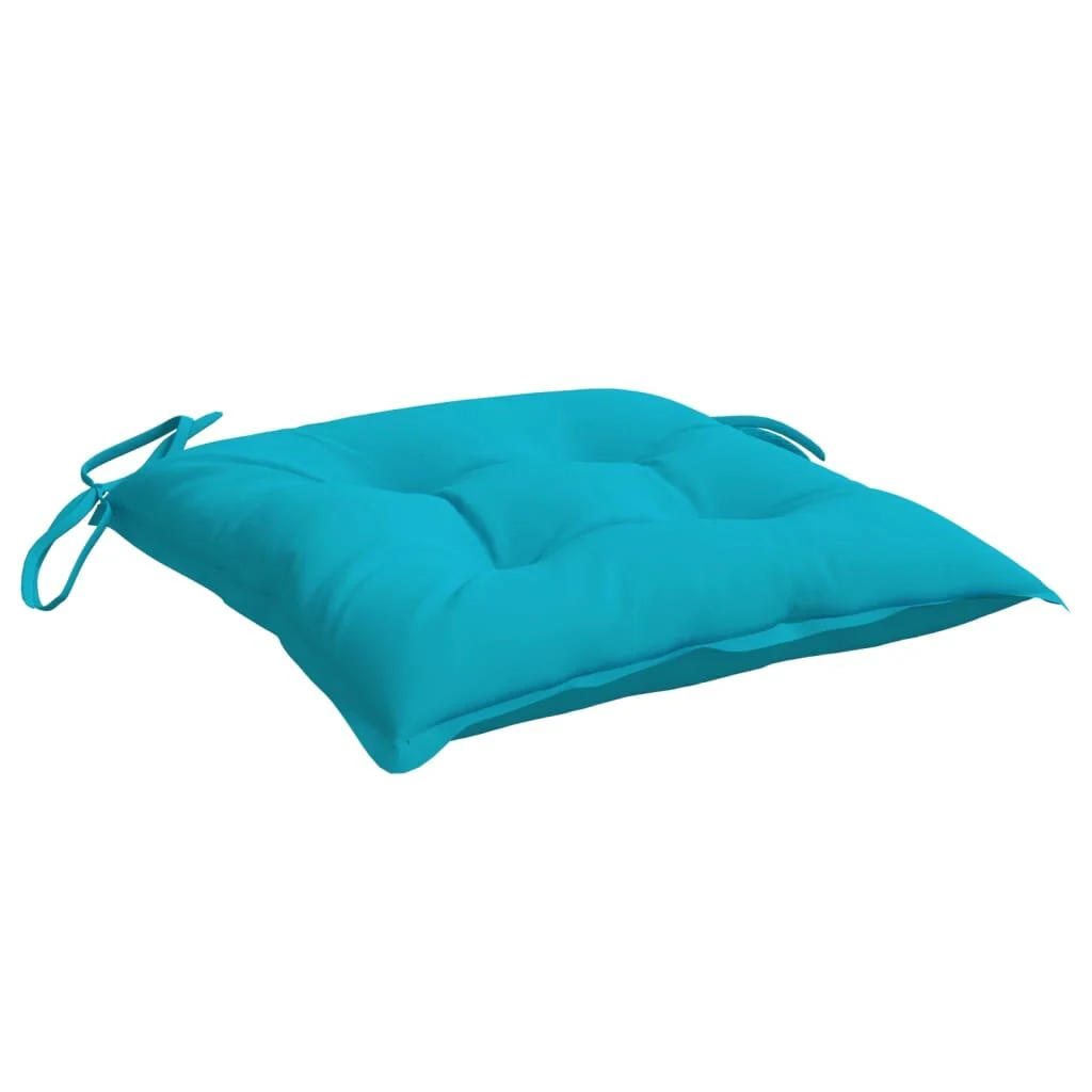 Vidaxl Cojines De Silla 6 Uds Tela Oxford Turquesa 50x50x7 Cm - Image 4