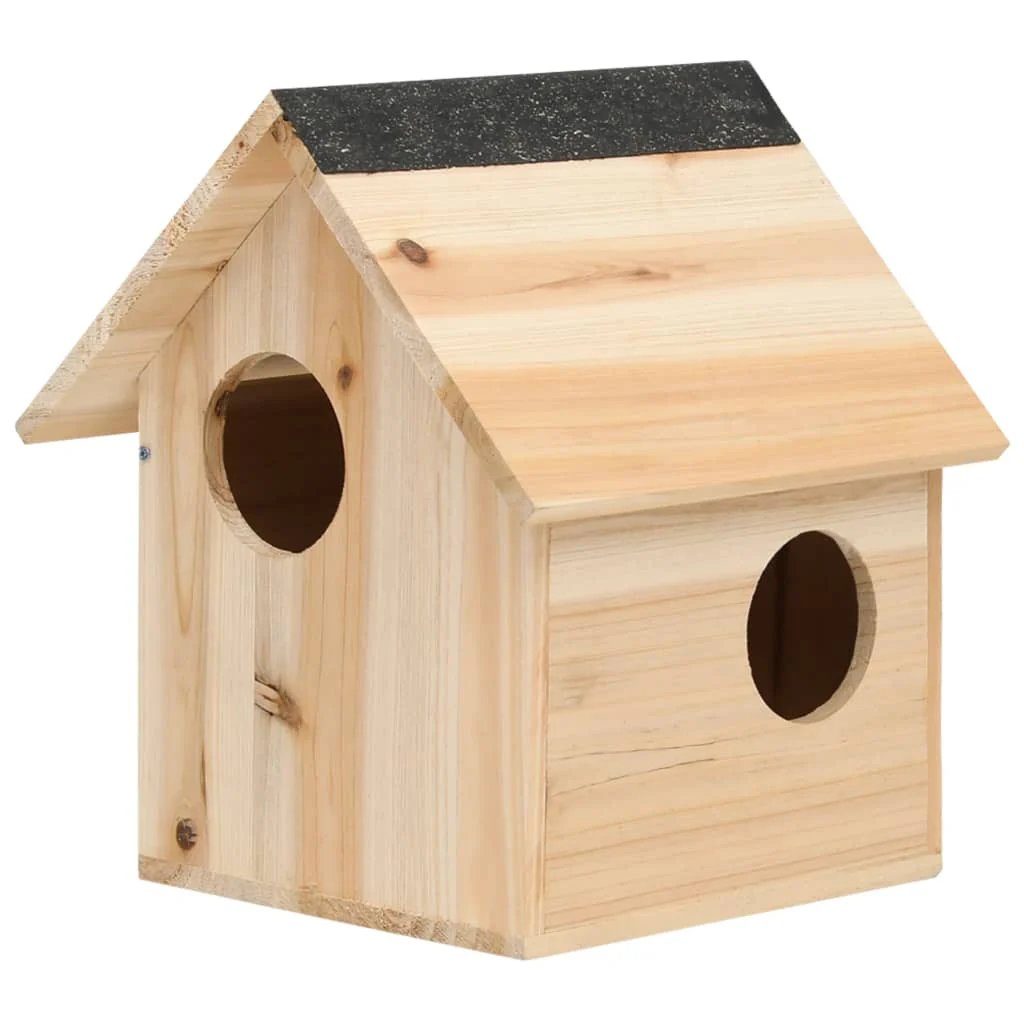 Vidaxl Casa para esquilos em madeira de abeto maciça 26x25x29 Cm