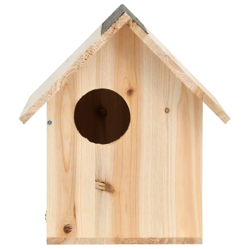 Vidaxl Casa para esquilos em madeira de abeto maciça 26x25x29 Cm - Image 2