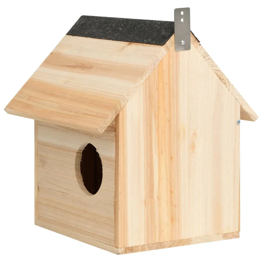Vidaxl Casa para esquilos em madeira de abeto maciça 26x25x29 Cm - Image 5