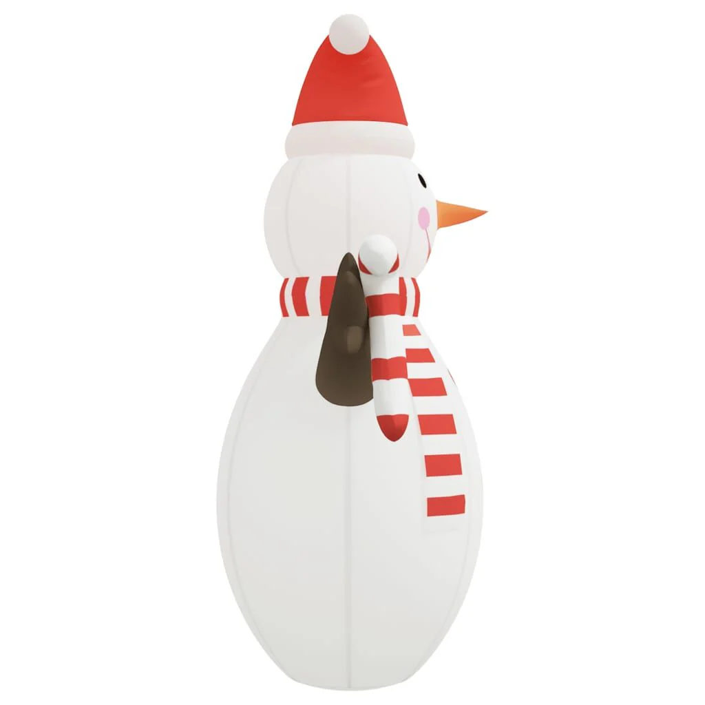 Vidaxl Boneco de neve insuflável de Natal com Led 630 Cm - Image 4