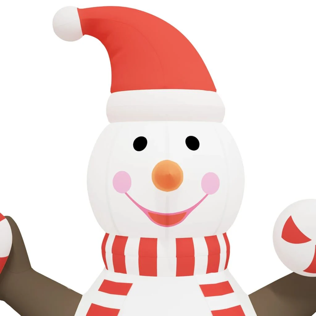 Vidaxl Boneco de neve insuflável de Natal com Led 630 Cm - Image 5