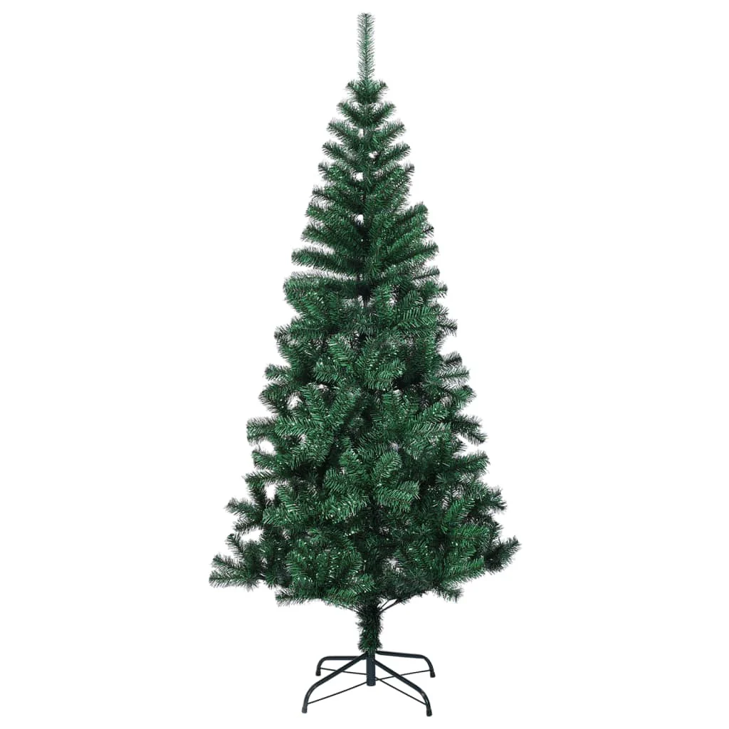 Vidaxl Árvore de Natal Artificial Árvore de Natal Artificial Verde Pontas Iridescentes 180cm