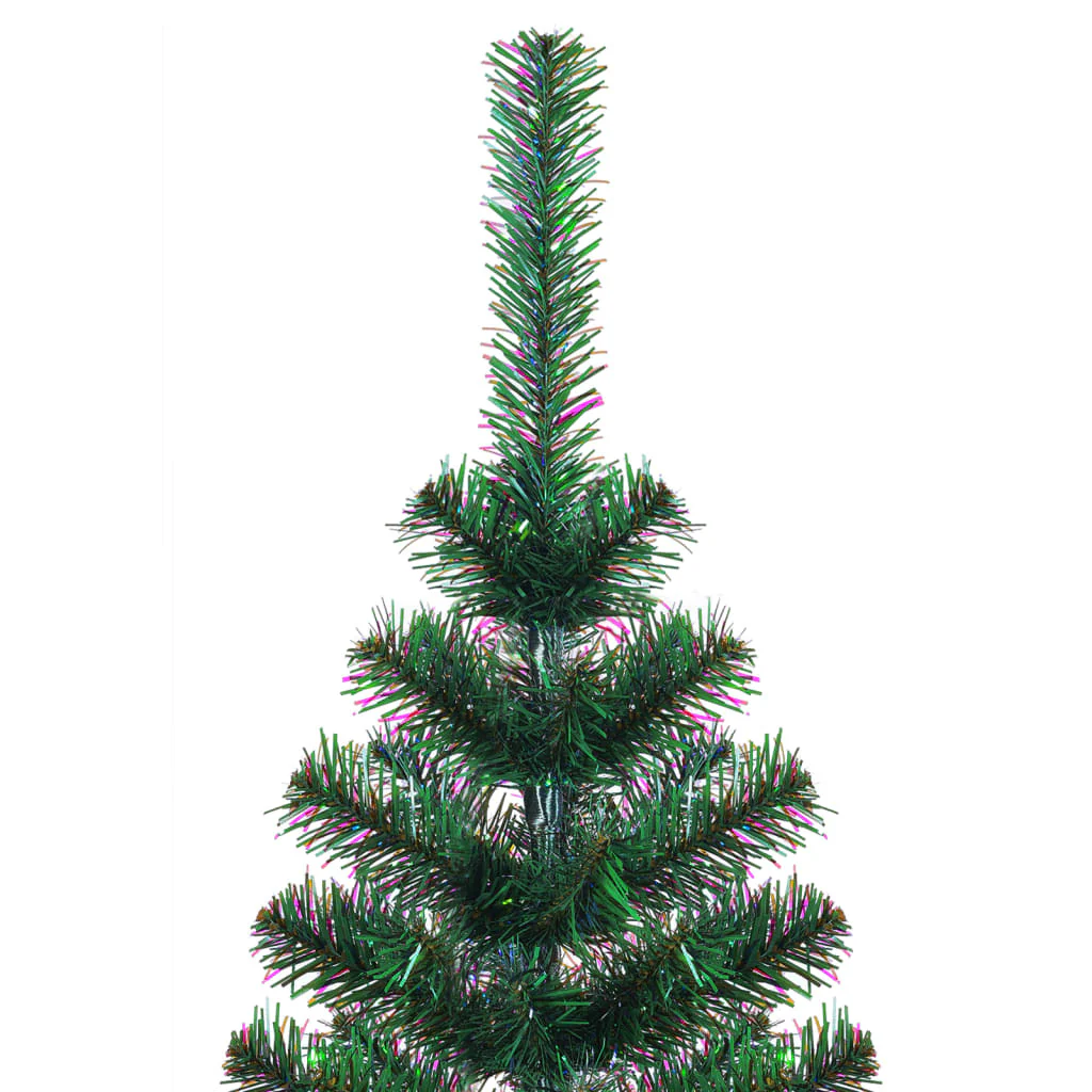 Vidaxl Árvore de Natal Artificial Árvore de Natal Artificial Verde Pontas Iridescentes 180cm - Image 2