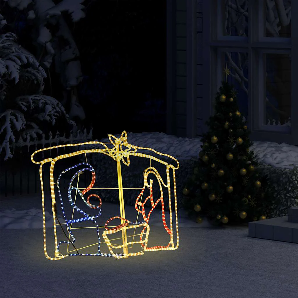 Vidaxl Presépio Decoração de Natal 240 Led 116x41x87 Cm - Image 2